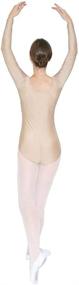 img 2 attached to Danzcue Womens Basic Sleeve Leotard Sports & Fitness