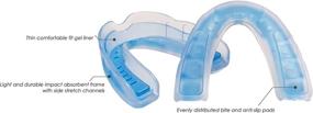 img 2 attached to COOLLO SPORTS Custom Fit Boil and Bite Mouth Guard - Adult Size (11 &amp; Above, All Trans.) for Basketball, Karate, Martial Arts, Wrestling, MMA with Free Case