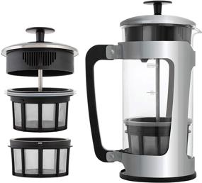 img 4 attached to ☕ ESPRO P5 French Press - High Quality Stainless Steel Coffee and Tea Maker, 32oz, Double Micro-Filters