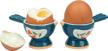 bird ceramic boiled egg holder logo