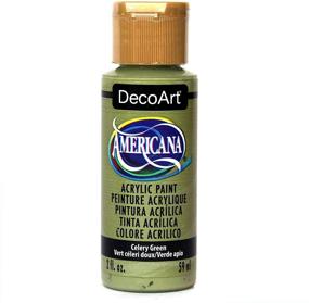 img 4 attached to DecoArt Americana Acrylic 2 Ounce Celery