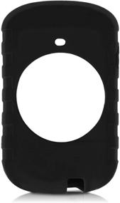 img 1 attached to 🚴 kwmobile Black Silicone Case for Garmin Edge 530 - Soft Bike GPS Protective Cover - Compatible Case