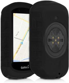 img 4 attached to 🚴 kwmobile Black Silicone Case for Garmin Edge 530 - Soft Bike GPS Protective Cover - Compatible Case