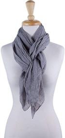 img 3 attached to 🎀 Tickled Pink: Stylish & Lightweight Women's Scarves & Wraps with Repelling Properties