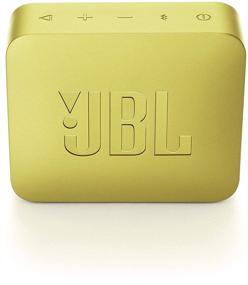 img 2 attached to 🔊 JBL GO2 Yellow Waterproof Ultra Portable Bluetooth Speaker - Renewed and Ready-to-Go!