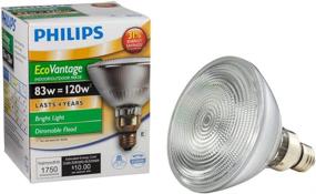 img 4 attached to 💡 Philips 424985 83-Watt PAR38 Halogen Flood Light: Dimmable, Long Life Bulb with Medium Skirted Base