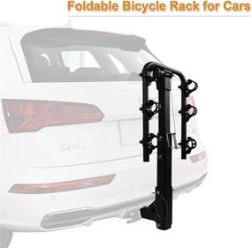 img 2 attached to 🚲 SUV Bike Rack: 3 Bike Platform Hitch Mount, Foldable | Ideal for Cars, Trucks, SUVs, and Minivans