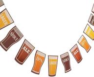 🍻 beer garland party decoration - single piece logo