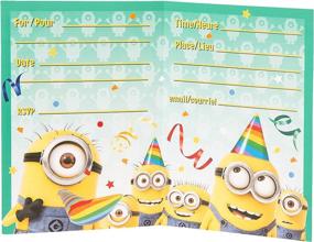 img 1 attached to Unique Despicable Minions Party Invitations