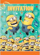 unique despicable minions party invitations логотип