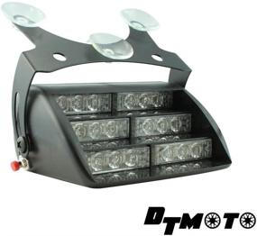 img 3 attached to DT MOTO Red 18X LED Firefighter EMT Personal Emergency Vehicle Strobe Warning Dash Light - 1 Unit