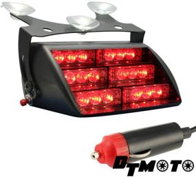img 4 attached to DT MOTO Red 18X LED Firefighter EMT Personal Emergency Vehicle Strobe Warning Dash Light - 1 Unit