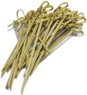 🎍 bamboo knot skewers (4 inch50) for happy sales: high-quality and convenient culinary tool logo