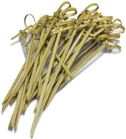 img 3 attached to 🎍 Bamboo Knot Skewers (4 Inch50) for Happy Sales: High-quality and Convenient Culinary Tool