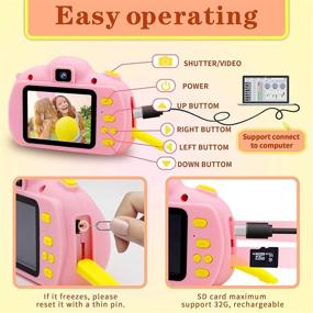 img 2 attached to Digital Birthday Recorder Shockproof Toddler Camera & Photo