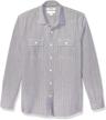 goodthreads standard fit long sleeve herringbone heather men's clothing for shirts logo