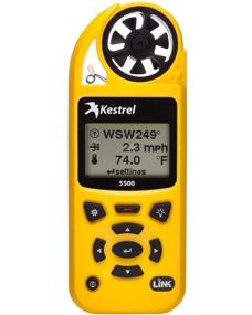 img 4 attached to 🌤️ Yellow Kestrel 5500 Pocket Weather Meter with LiNK and Vane Mount