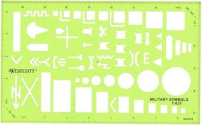 img 1 attached to 📐 White Westcott T-825 Technical Military Drawing Template