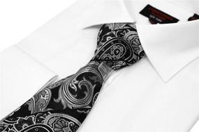 img 2 attached to Stylish Christopher Tanner Handkerchief Cufflinks for Men's Clothing: Elevate Your Formal Attire