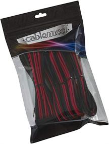 img 1 attached to CableMod 8 8 Series Classic ModFlex Sleeved Cable Extension Kit (Black Red)