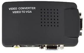 img 2 attached to 📺 Affordable SLLEA RCA Composite AV S-Video to VGA Converter Box: Perfect for DVD DVR VCR Monitors