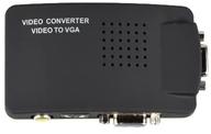 📺 affordable sllea rca composite av s-video to vga converter box: perfect for dvd dvr vcr monitors logo