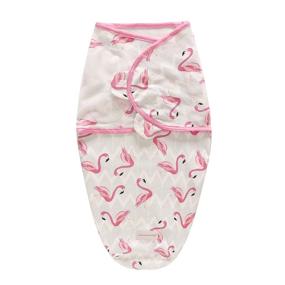 img 4 attached to Miracle Baby Newborn Swaddle Blanket: Adjustable Wrap Receiving Blanket with 100% Cotton Sleep Bag for Infants 0-3 Months & 3-6 Months - New Flamingo Design