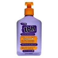 🧴 tbh kids shampoo - best shampoo for oily hair - free of sulfates and parabens - 12 oz logo