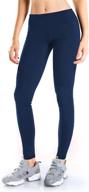 🔥 yogipace women's water-resistant fleece-lined thermal tights - petite/regular/tall sizes logo