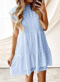 img 3 attached to 👗 Stylish and Trendy Ecrocoo Womens Summer Ruffles Dresses for Girls' Clothing and Dresses