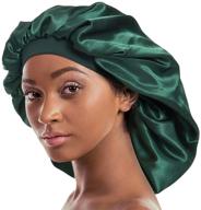 🌙 ultimate double layer care: extra large silky satin bonnet for maximum protection logo