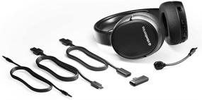 img 3 attached to 🎧 SteelSeries Arctis 1 Wireless Gaming Headset - USB-C Wireless - Detachable Clearcast Mic - PC, PS5, PS4, Nintendo Switch, Android - Black