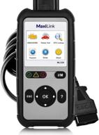 🚘 autel ml529 obd2 scanner - maxilink 529 diagnostic scan tool with enhanced powertrain system code lookup, autovin, and engine/emission light reset - professional car obdii mechanic tool for turning off vehicle engine/emission light logo