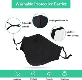 img 1 attached to 🛡️ Washable Reusable Adjustable Protector Shield - Enhanced SEO