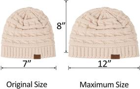 img 2 attached to Warm Winter Fleece Kids Beanie, Essential Boys' Accessory in Hats & Caps by ViGrace