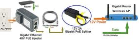 img 1 attached to 🔌 DSLRKIT Active PoE Splitter - Gigabit 802.3at, 24W Power Over Ethernet, 48V to 12V 2A
