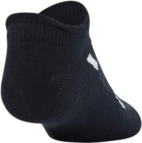 img 1 attached to 🧦 Under Armour Youth Essential 2.0 No Show Socks: Bundle of 6 for Active Kids