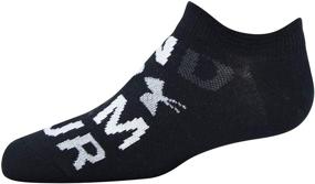 img 2 attached to 🧦 Under Armour Youth Essential 2.0 No Show Socks: Bundle of 6 for Active Kids
