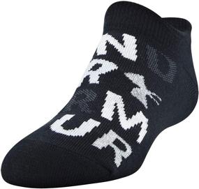 img 3 attached to 🧦 Under Armour Youth Essential 2.0 No Show Socks: Bundle of 6 for Active Kids