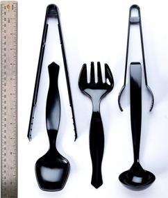 img 2 attached to 🌱 Environmentally Friendly Biodegradable Serving Utensils Combo Pack - 18 Count - Plant a Tree with Every Purchase!