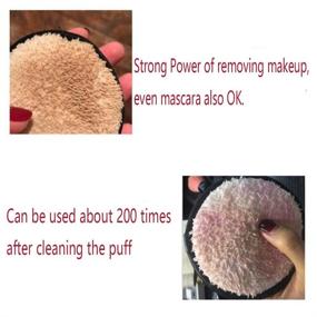 img 1 attached to Coshine Makeup Removal Cookie Puff, Face Eraser Cleaning Puff (3pcs): Gentle & Effective Makeup Remover
