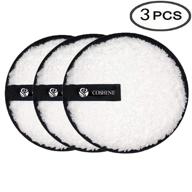 coshine makeup removal cookie puff, face eraser cleaning puff (3pcs): gentle & effective makeup remover logo