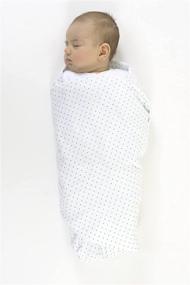 img 1 attached to SwaddleDesigns Ultimate Swaddle Blanket SeaCrystal Bedding