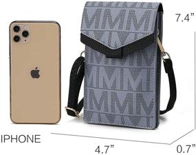 img 2 attached to MKF Small Crossbody Phone Wallet Women's Handbags & Wallets for Shoulder Bags