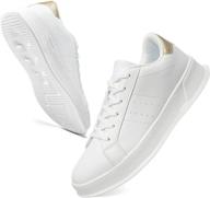👟 white walking shoes by kpp logo