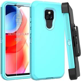 img 4 attached to PhuLok Compatible With Moto G Play (2021) Case