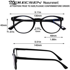 img 3 attached to 👓 2-Pack Blue Light Blocking Computer Reading Glasses for Women and Men - Anti-Eyestrain Readers