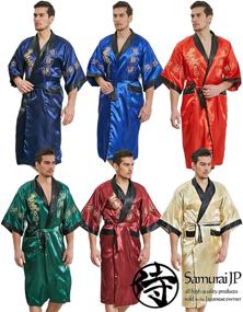 img 3 attached to 👘 Japanese Samurai Kimono Spa Bathrobe