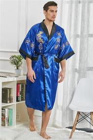 img 2 attached to 👘 Japanese Samurai Kimono Spa Bathrobe