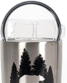 img 1 attached to 🐻 Papa Bear 30 Ounce Stainless Steel Travel Mug with Secure Lid